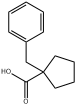 1-苄基环戊甲酸 结构式