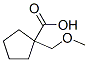 Cyclopentanecarboxylic acid, 1-(methoxymethyl)- (9CI) 结构式