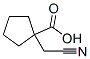 Cyclopentanecarboxylic acid, 1-(cyanomethyl)- (9CI) 结构式