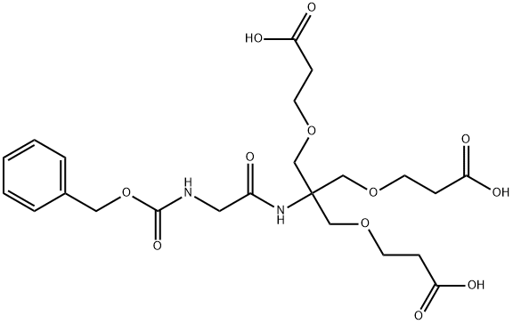 8,8-双((2-羧基乙氧基)甲基)-3,6-二氧代-1-苯基-2,10-二恶-4,7-二氮杂-13-油酸 结构式