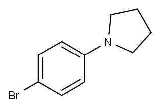 N-对溴苯吡咯烷 结构式
