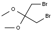 1,3-二溴-2,2-二甲氧基丙烷 结构式