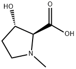 L-Proline, 3-hydroxy-1-methyl-, (3S)- (9CI) 结构式