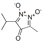 4H-Pyrazol-4-one,3-methyl-5-(1-methylethyl)-,1,2-dioxide(9CI) 结构式