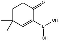 3,3-DIMETHYL-6-OXOCYCLOHEX-1-ENYLBORONIC ACID 结构式