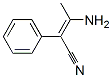 Crotononitrile,  3-amino-2-phenyl-  (8CI) 结构式