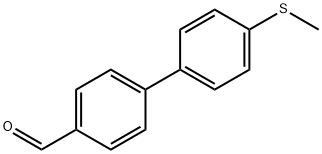 4-(4-甲基硫代苯基)苯甲醛 结构式