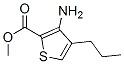2-Thiophenecarboxylicacid,3-amino-4-propyl-,methylester(9CI) 结构式
