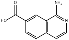 7-Isoquinolinecarboxylicacid,1-amino-(9CI) 结构式