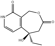 (5R)-5-ETHYL-5-HYDROXY-1,4,5,8-TETRAHYDROOXEPINO[3,4-C]PYRIDINE-3,9-DIONE 结构式