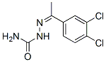 3',4'-Dichloroacetophenone semicarbazone 结构式