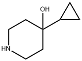 4-cyclopropyl-4-Piperidinol 结构式