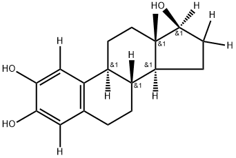 2-羟基雌二醇-D5 结构式