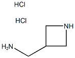 3-氨甲基-氮杂环丁烷二盐酸盐 结构式