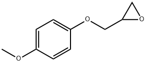2,3-环氧丙基-4-甲氧基苯基醚 结构式