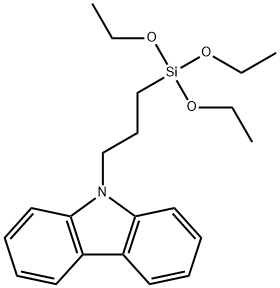 3 - 咔唑基丙基三乙氧基硅烷 结构式