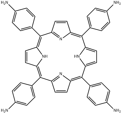 5,10,15,20-四(4-氨基苯)-21H,23H-卟啉 结构式