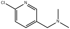 1-(6-氯-3-嘧啶)-N,N-二甲基甲胺 结构式