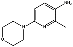 2-METHYL-6-(4-MORPHOLINYL)-3-PYRIDINAMINE 结构式