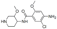 4-AMINO-5-CHLORO-2-METHOXY-N-(3-METHOXYPIPERIDIN-4-YL)BENZAMIDE 结构式