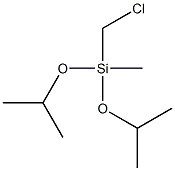 (氯甲基)甲基二异丙氧基硅烷 结构式