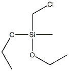 (氯甲基)甲基二乙氧基硅烷 结构式