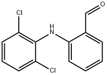 2-[(2,6-二氯苯基)氨基]苯甲醛(双氯芬酸杂质) 结构式