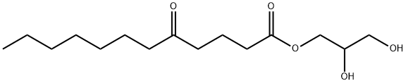 α-Glyceryl-δ-keto-dodecanoate 结构式