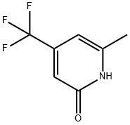 6-甲基-4-(三氟甲基)-2(1H)吡啶酮 结构式
