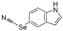 Selenocyanic acid 1H-indol-5-yl ester 结构式