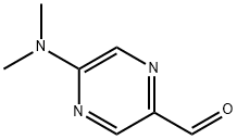 5-(二甲氨基)吡嗪-2-甲醛 结构式
