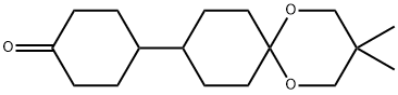 4,4-二联环己酮 单(2,2-二甲基-)丙二缩酮 结构式