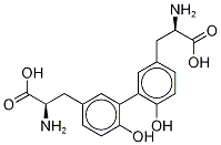 L,L-酪氨酸二盐酸盐 结构式