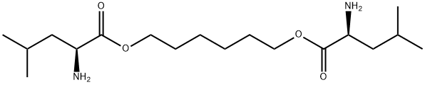 (2S,2'S)-2-AMINO-4-METHYL-PENTANOIC ACID 6-(2-AMINO-4-METHYL-PENTANOYLOXY)-HEXYL ESTER 结构式