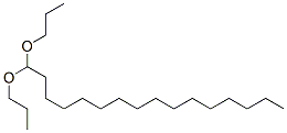 Palmitaldehyde dipropyl acetal 结构式