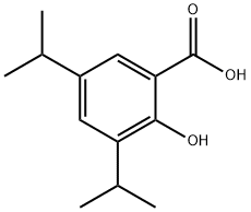 3,5-二异丙基邻羟基苯甲酸 结构式