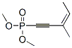 [(Z)-3-Methyl-3-penten-1-ynyl]phosphonic acid dimethyl ester 结构式