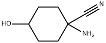 Cyclohexanecarbonitrile, 1-amino-4-hydroxy- (9CI) 结构式