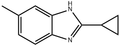 1H-苯并咪唑,2-环丙基-5-甲基-(9CL) 结构式