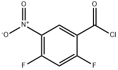 5-(Chloroformyl)-2,4-difluoronitrobenzene, 5-(Chlorocarbonyl)-2,4-difluoronitrobenzene 结构式