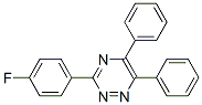 5,6-Diphenyl-3-(p-fluorophenyl)-1,2,4-triazine 结构式