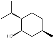 [1S-(1α,2α,5β)]-5-甲基-2-(1-甲基乙基)环己醇 结构式