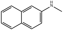 N-甲基-2-萘胺 结构式