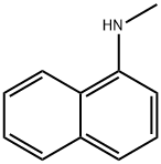 N-甲基-1-萘胺 结构式