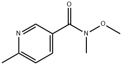 依托考昔中间体:N-甲氧基-6,N-二甲基烟酰胺 结构式