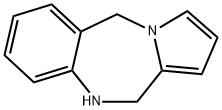 10,11-二氢-5H-吡咯并[2,1-C][1,4]苯并二氮杂环庚烷 结构式