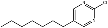 2-氯-5-庚基嘧啶 结构式
