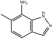 6-甲基-7-氨基-吲唑 结构式