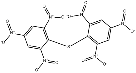 1,3,5-三硝基-2-(2,4,6-三硝基苯基)硫基苯 结构式