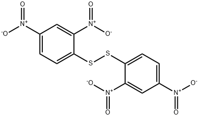 二硫化双-(2,4-二硝基苯) 结构式